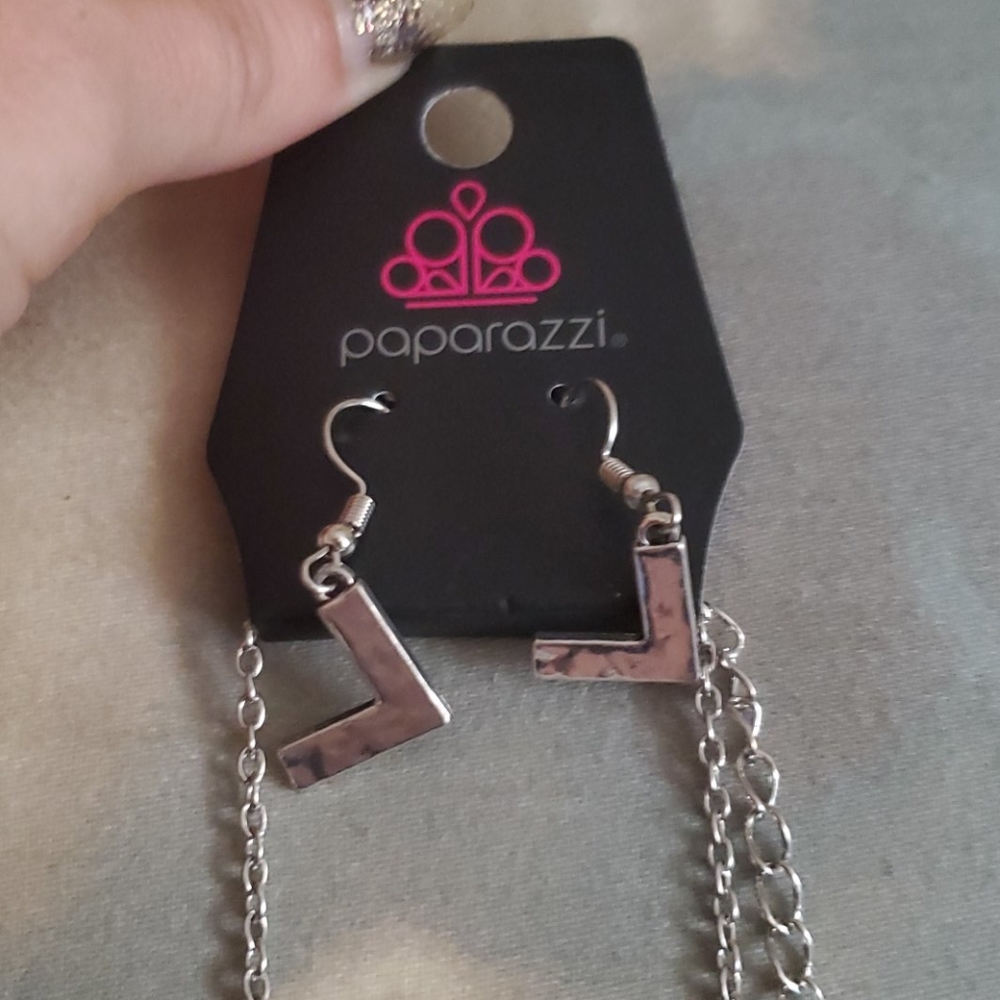 Long Necklace with Earrings